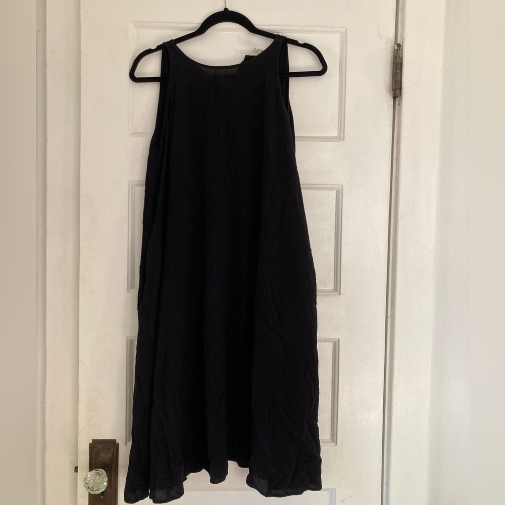 American Apparel Black Sleeveless Tent Dress